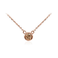 Collier en or et Diamant rose de France VS1 d'Argyle