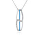 Collier en argent et Diamant I3 (J)