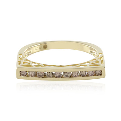 Bague en or et Diamant champagne I2 (Ornaments by de Melo)