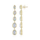 Boucles d'oreilles en or et Opale Welo (de Melo)