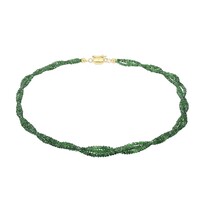 Collier en argent et Grenat Tsavorite