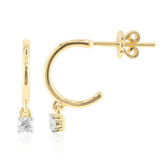 Boucles d'oreilles en or et Diamant SI1 (G)