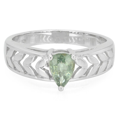 Bague en argent et Tourmaline Paraïba