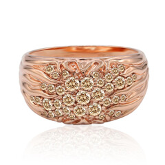 Bague en or et Diamant rose de France SI1 d'Argyle 