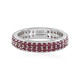 Bague en argent et Grenat Rhodolite (MONOSONO COLLECTION)