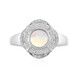 Bague en argent et Opale Welo (MONOSONO COLLECTION)