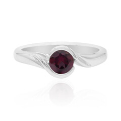 Bague en argent et Grenat Rhodolite