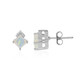 Boucles d'oreilles en argent et Opale Welo