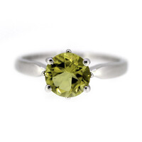 Bague en argent et Quartz de l'Ouro Verde