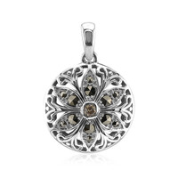 Pendentif en argent et Diamant rose de France SI1 d'Argyle  (Annette classic)