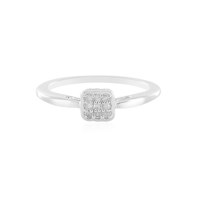 Bague en argent et Diamant I2 (I)