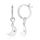 Boucles d'oreilles en argent et Zircon