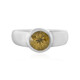 Bague en argent et Zircon jaune