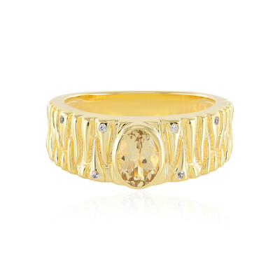 Bague en argent et Béryl jaune (SAELOCANA)