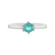 Bague en argent et Apatite bleue