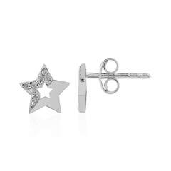 Boucles d'oreilles en argent et Diamant I3 (I)