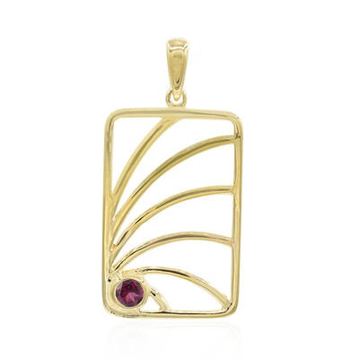 Pendentif en argent et Grenat Rhodolite