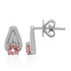 Boucles d'oreilles en argent et Tourmaline rose du Brésil  (Pallanova)