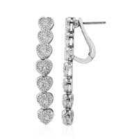 Boucles d'oreilles en argent et Zircon