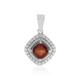 Pendentif en argent et Grenat Hessonite