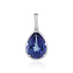 Pendentif en argent et Topaze bleu cobalt