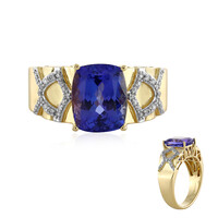 Bague en or et Tanzanite AAA (AMAYANI)