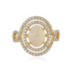 Bague en or et Opale d'Australie (Adela Gold)