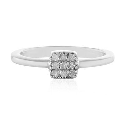 Bague en argent et Diamant I3 (H)