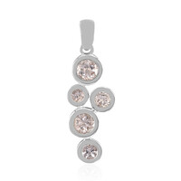 Pendentif en argent et Morganite