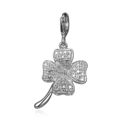 Pendentif en argent et Diamant I3 (I)