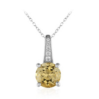 Collier en argent et Citrine