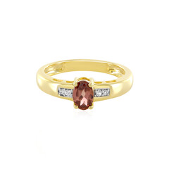 Bague en argent et Zircon rose