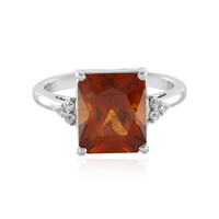 Bague en or et Grenat Hessonite