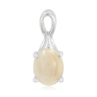 Pendentif en argent et Agate du Botswana