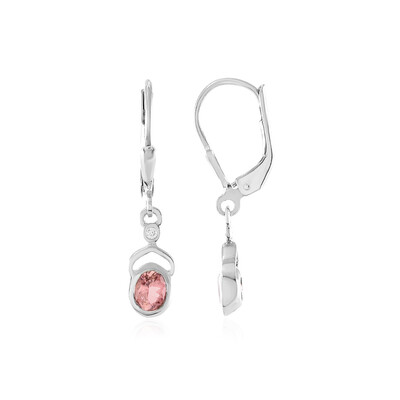 Boucles d'oreilles en argent et Tourmaline