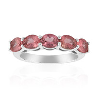 Bague en argent et Tourmaline rose du Brésil  (Pallanova)