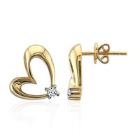 Boucles d'oreilles en or et Diamant SI1 (G)