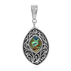 Pendentif en argent et Coquillage d'Abalone (Art of Nature)