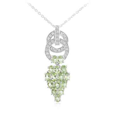 Collier en argent et Tourmaline Paraïba