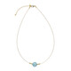 Collier en argent et Larimar