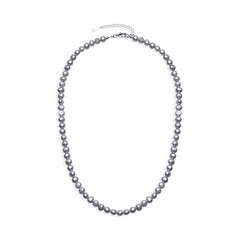 Collier en argent et Perle de culture d'eau douce argentée