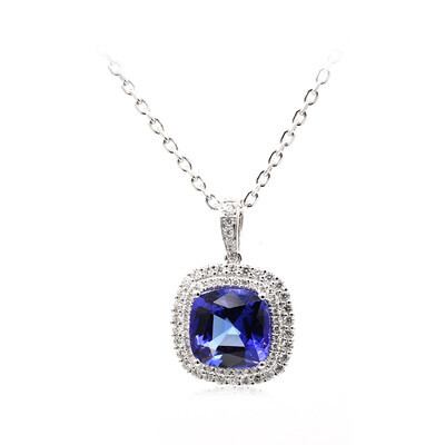 Collier en or et Tanzanite AAA (CIRARI)