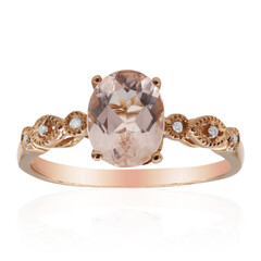 Bague en or et Morganite AAA (CIRARI)