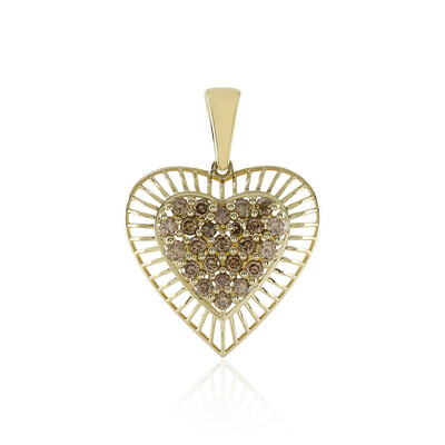 Pendentif en or et Diamant champagne I2 (Ornaments by de Melo)