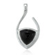 Pendentif en argent et Onyx noir (MONOSONO COLLECTION)