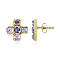 Boucles d'oreilles en argent et Tanzanite (KM by Juwelo)