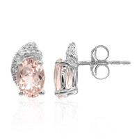 Boucles d'oreilles en or et Morganite