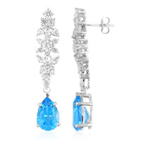 Boucles d'oreilles en argent et Topaze de Marambaia