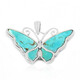 Pendentif en argent et Turquoise de Tyrone (Anne Bever)