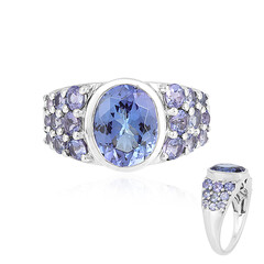 Bague en platine et Tanzanite AAA (KM by Juwelo)